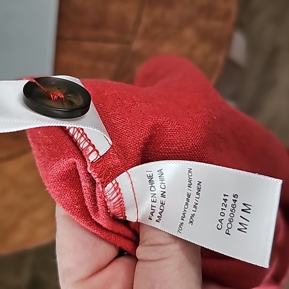 Ladies Twik Rust Color Dress Romper with 2 pockets | Sz M - Picture 5 of 5